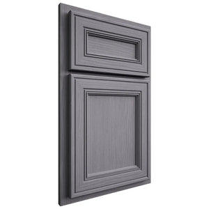 Shiloh Cabinetry Partial Overlay Glenbrook White Oak Plain Cut Cadet Door