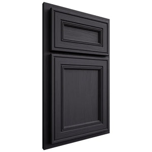 Shiloh Cabinetry Partial Overlay Glenbrook White Oak Plain Cut Harbor Door