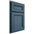 Shiloh Cabinetry Partial Overlay Glenbrook White Oak Plain Cut Hudson Door