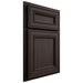 Shiloh Cabinetry Partial Overlay Glenbrook White Oak Plain Cut Morel Door