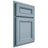 Shiloh Cabinetry Partial Overlay Glenbrook White Oak Plain Cut Sky Door