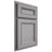 Shiloh Cabinetry Partial Overlay Glenbrook White Oak Plain Cut Stratus Door