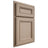 Shiloh Cabinetry Partial Overlay Glenbrook White Oak Plain Cut Straw Door