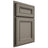 Shiloh Cabinetry Partial Overlay Glenbrook White Oak Plain Cut Thyme Door