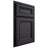 Shiloh Cabinetry Partial Overlay Glenbrook White Oak Quarter Sawn Harbor Door