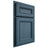 Shiloh Cabinetry Partial Overlay Glenbrook White Oak Quarter Sawn Hudson Door