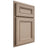 Shiloh Cabinetry Partial Overlay Glenbrook White Oak Quarter Sawn Straw Door