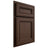 Shiloh Cabinetry Partial Overlay Glenbrook White Oak Rift Cut Braun Door