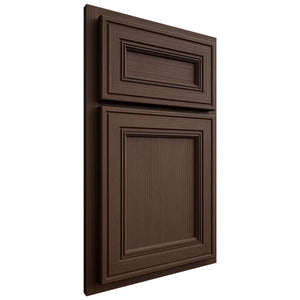 Shiloh Cabinetry Partial Overlay Glenbrook White Oak Rift Cut Braun Door