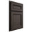 Shiloh Cabinetry Partial Overlay Glenbrook White Oak Rift Cut Creekside Door