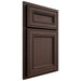 Shiloh Cabinetry Partial Overlay Glenbrook White Oak Rift Cut Dusk Door
