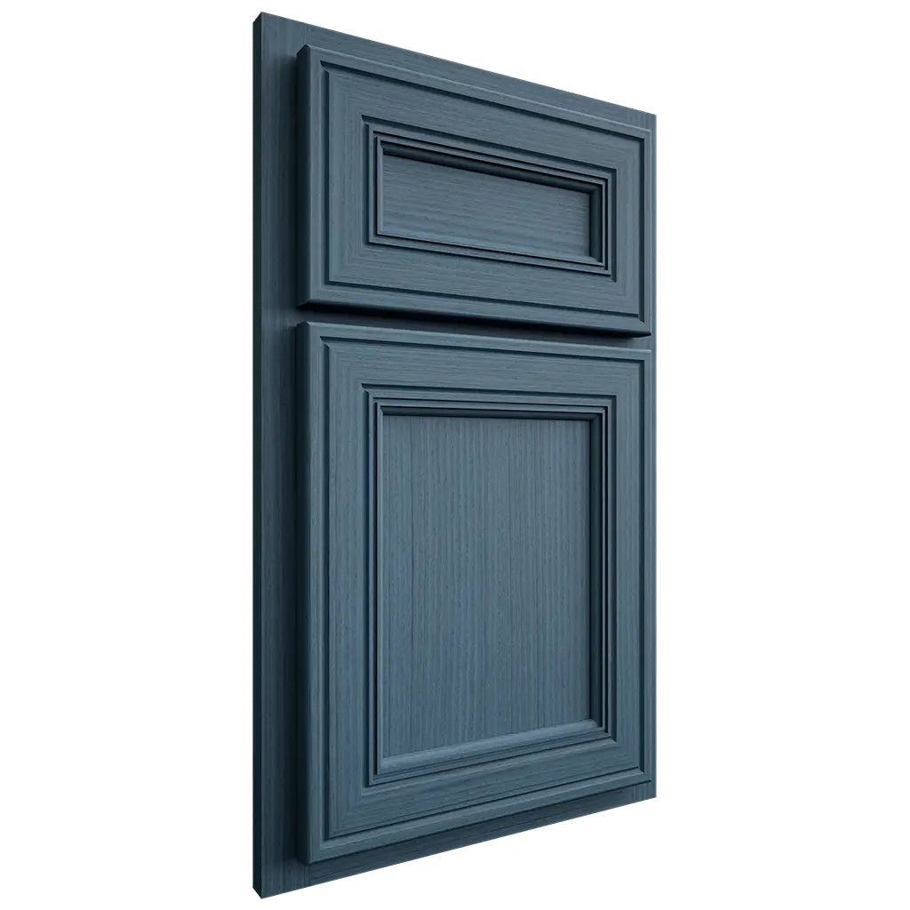 Shiloh Cabinetry Partial Overlay Glenbrook White Oak Rift Cut Hudson Door