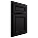 Shiloh Cabinetry Partial Overlay Glenbrook White Oak Rift Cut Ink Door