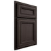 Shiloh Cabinetry Partial Overlay Glenbrook White Oak Rift Cut Morel Door