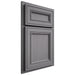 Shiloh Cabinetry Partial Overlay Glenbrook White Oak Rift Cut Sterling Door