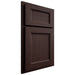 Shiloh Cabinetry Partial Overlay Greensboro Alder Plain Cut Bistre Door