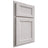 Shiloh Cabinetry Partial Overlay Greensboro Alder Plain Cut Cotton Door