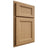 Shiloh Cabinetry Partial Overlay Greensboro Alder Plain Cut Natural Door