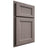 Shiloh Cabinetry Partial Overlay Greensboro Alder Plain Cut Stonehenge Door