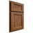 Shiloh Cabinetry Partial Overlay Greensboro Cherry Plain Cut Carob Door