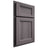 Shiloh Cabinetry Partial Overlay Greensboro Hickory Plain Cut Cadet Door