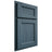 Shiloh Cabinetry Partial Overlay Greensboro Hickory Plain Cut Hudson Door