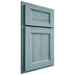 Shiloh Cabinetry Partial Overlay Greensboro Hickory Plain Cut Sky Door