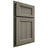 Shiloh Cabinetry Partial Overlay Greensboro Hickory Plain Cut Thyme Door
