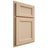 Shiloh Cabinetry Partial Overlay Greensboro Maple Plain Cut Natural Door