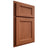 Shiloh Cabinetry Partial Overlay Greensboro Maple Plain Cut Spice Door