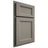 Shiloh Cabinetry Partial Overlay Greensboro Maple Plain Cut Thyme Door