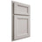 Shiloh Cabinetry Partial Overlay Greensboro Paintable Amazing Gray Door
