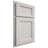 Shiloh Cabinetry Partial Overlay Greensboro Paintable Beige Door