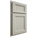 Shiloh Cabinetry Partial Overlay Greensboro Paintable Clary Sage Door