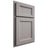 Shiloh Cabinetry Partial Overlay Greensboro Paintable Dovetail Gray Door