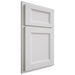Shiloh Cabinetry Partial Overlay Greensboro Paintable Pure White Door