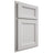 Shiloh Cabinetry Partial Overlay Greensboro Paintable Repose Gray Door