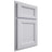 Shiloh Cabinetry Partial Overlay Greensboro Paintable Upward Door