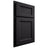 Shiloh Cabinetry Partial Overlay Greensboro Poplar Plain Cut Harbor Door