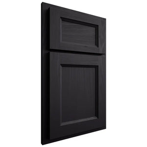 Shiloh Cabinetry Partial Overlay Greensboro Poplar Plain Cut Harbor Door