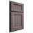 Shiloh Cabinetry Partial Overlay Greensboro Poplar Plain Cut Heatherstone Door