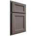 Shiloh Cabinetry Partial Overlay Greensboro Poplar Plain Cut Heatherstone Door