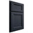Shiloh Cabinetry Partial Overlay Greensboro Poplar Plain Cut Hudson Door