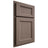 Shiloh Cabinetry Partial Overlay Greensboro Poplar Plain Cut River Rock Door
