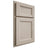 Shiloh Cabinetry Partial Overlay Greensboro Poplar Plain Cut Seagull Door
