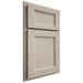 Shiloh Cabinetry Partial Overlay Greensboro Poplar Plain Cut Seagull Door