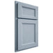 Shiloh Cabinetry Partial Overlay Greensboro Poplar Plain Cut Sky Door