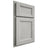 Shiloh Cabinetry Partial Overlay Greensboro Poplar Plain Cut Stratus Door