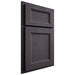 Shiloh Cabinetry Partial Overlay Greensboro Red Oak Plain Cut Harbor Door