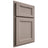 Shiloh Cabinetry Partial Overlay Greensboro Red Oak Plain Cut Sterling Door